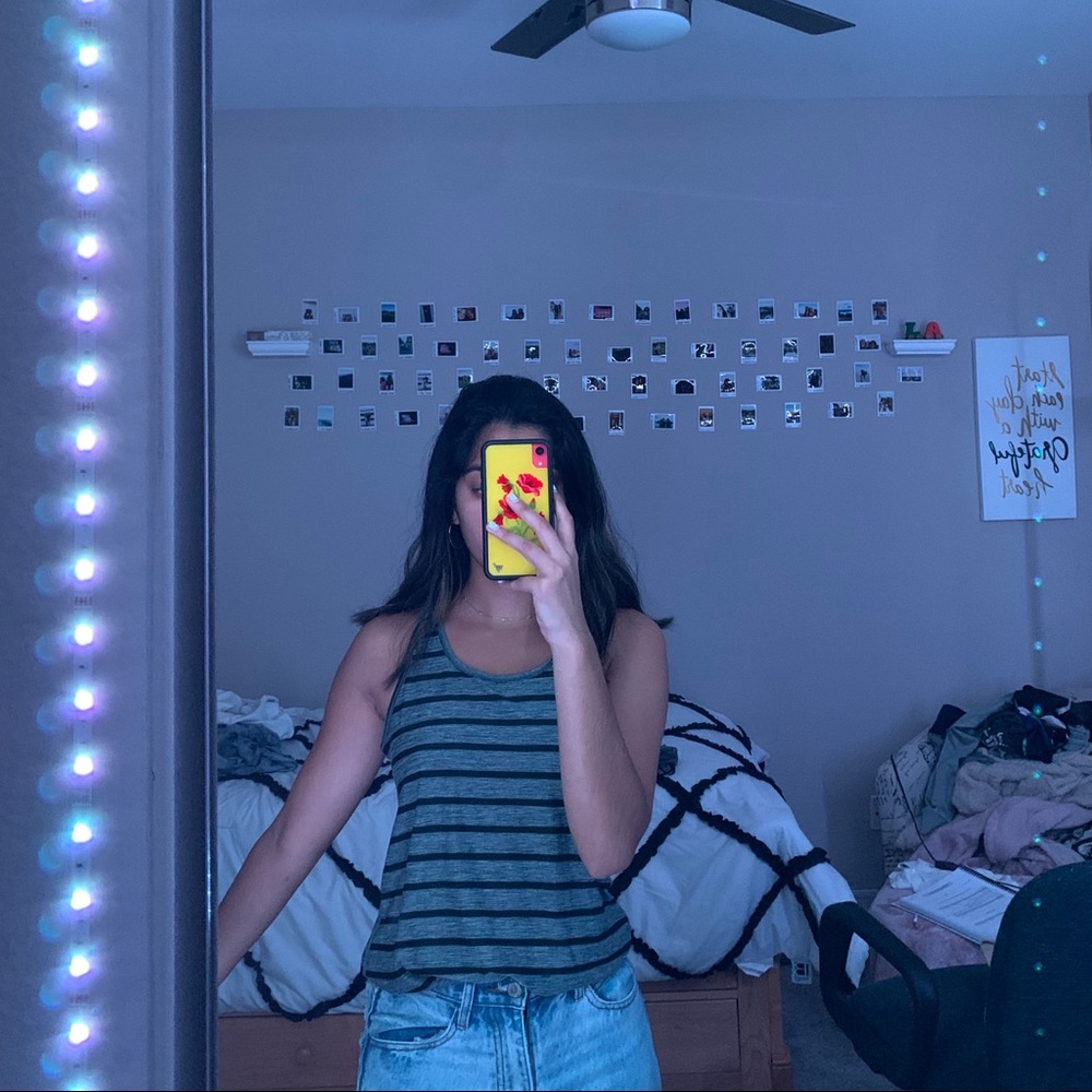 A sports tank top